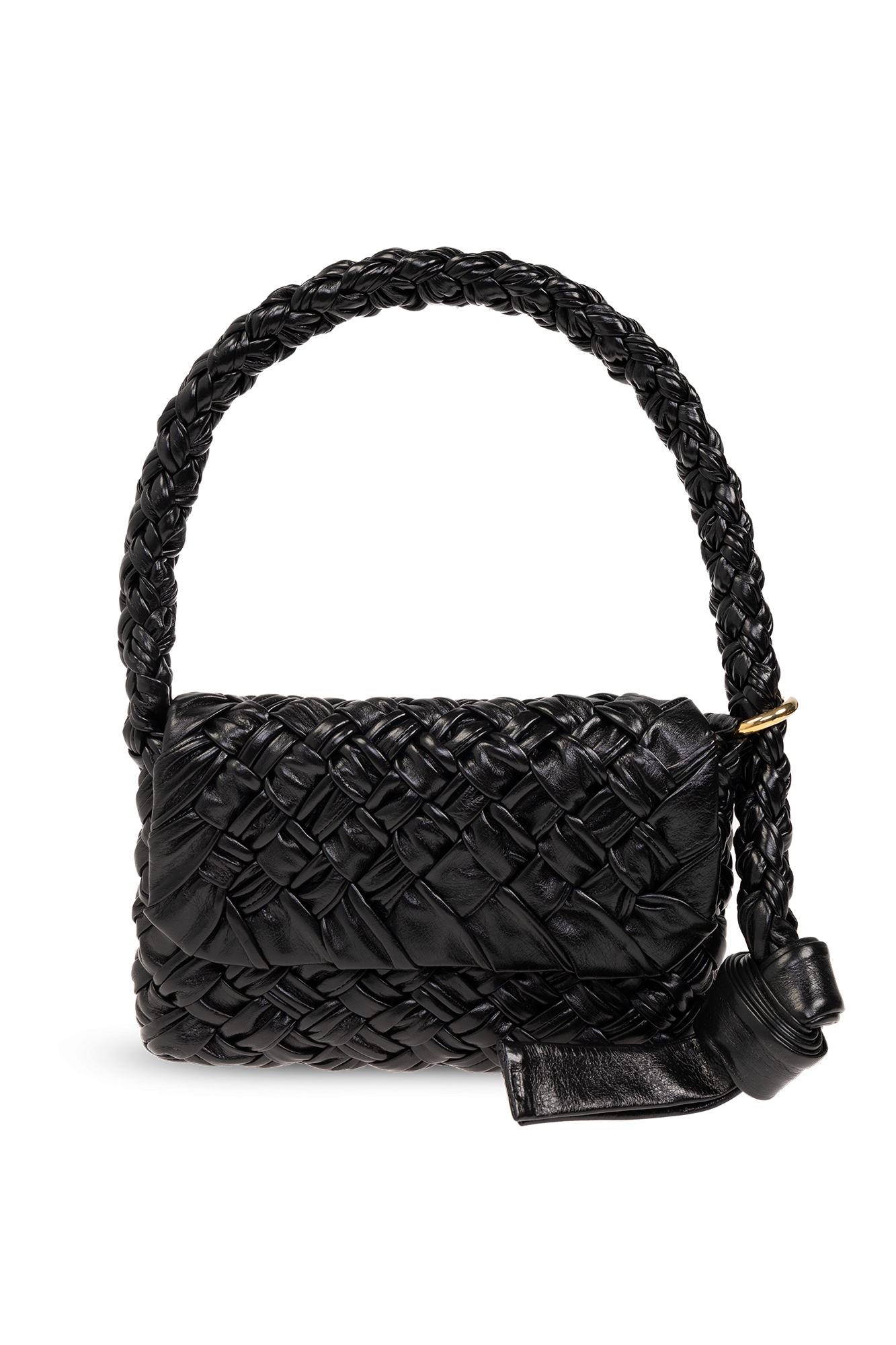 Black 'Citta' Shoulder Bag Bottega Veneta - Bottega Veneta Stack